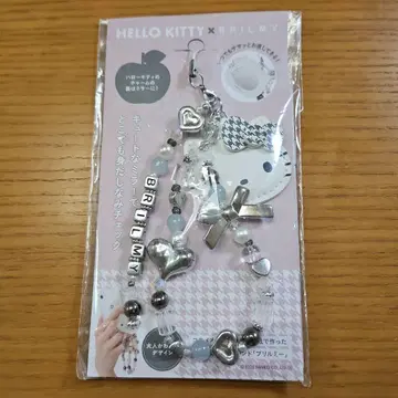 헬로키티 브릴미 거울 포함 비즈 스트랩