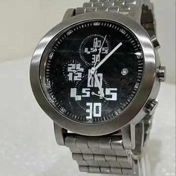 장 폴 고티에 손목시계 블랙/실버