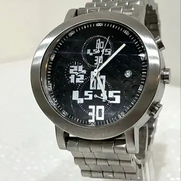 장 폴 고티에 손목시계 블랙/실버