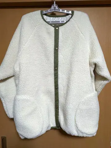 남성용 오버 사이즈 보아 자켓