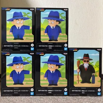 드래곤볼 수트 스타일 피규어 묶음 판매 5점