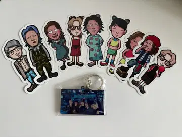 다이내믹 그룹 아크릴 키링 스티커