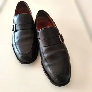 #ScotchGRAIN 블랙 몽크 스트랩 신발