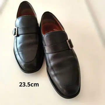 #ScotchGRAIN 블랙 몽크 스트랩 슈즈 size 23.5cm