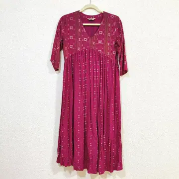 Suti/마젠타 핑크 원피스 레이온 100