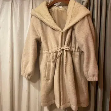 MAJESTIC LEGON 후드 부착 롱 코트 자켓 아우터