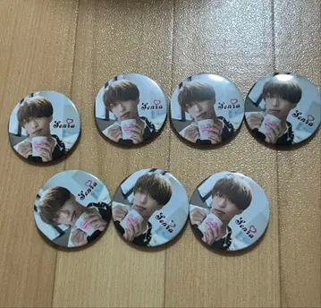 우라시마사카타센 센라 Brun 실사 캔뱃지