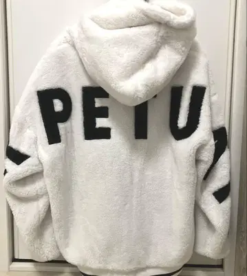 NOBLE PRODUCT 퍼 아우터 M 화이트