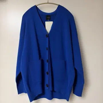 [ 새상품 ] 스픽앤스팬 더블 자카드 빅 가디건