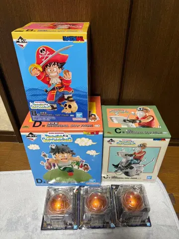 드래곤볼 제일복권 B, C, D상 & F상 3개 세트