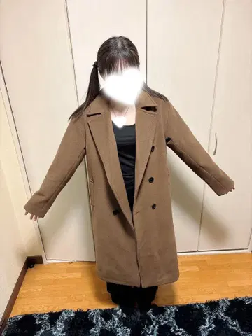 브라운 롱 코트