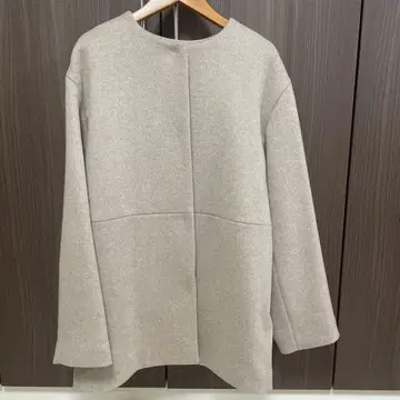 저널 스탠다드 relume 슈퍼 파인 비버 크루넥 코트