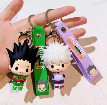 HUNTER x HUNTER 곤&키루아 피규어 키링