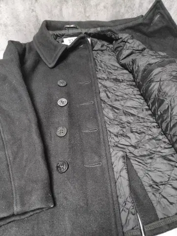 3XL schott P 코트 퀼팅 빈티지 블랙 46