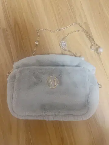 미셸 마카롱 그레이 퍼 숄더백