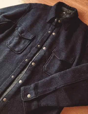 MUJI 무인양품 두꺼운 원단 울 펠트 자켓 겉옷