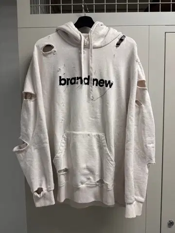 더블렛 데미지 가공 후드 후드티