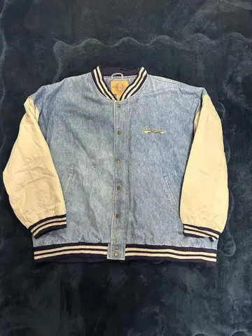 아리조나 진 컴퍼니 데님 바시티 자켓 블루종