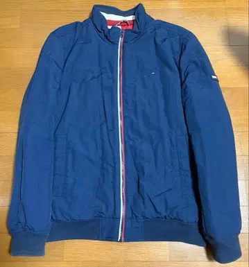 타미힐피거 네이비 다운 자켓 나일론 자켓