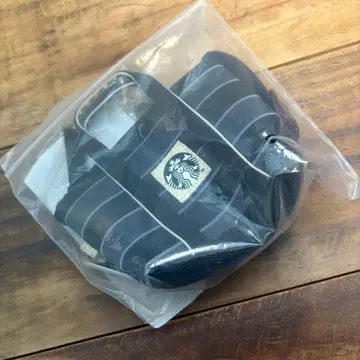 대만 한정판 스타벅스 메쉬 파우치 블랙
