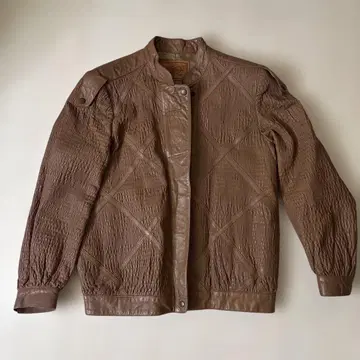 소가죽 퀼팅 REGINA 가죽 라이더 자켓