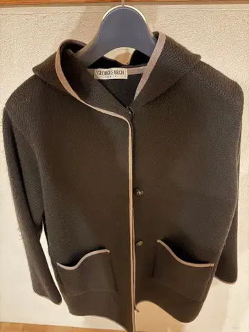 GEORGES RECH 후드 부착 코트 사이즈 36