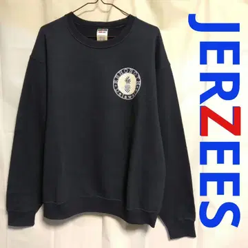 JERZEES 맨투맨 트레이닝복 M 사이즈 네이비 컬러