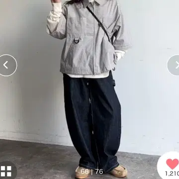 CPCM (씨피씨엠) 탈착 체크 셔츠 블루