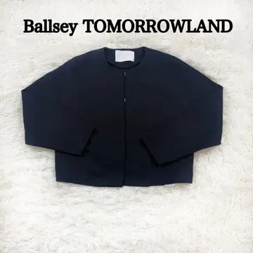 Ballsey 투모로우랜드 노카라 자켓 블랙 S 울