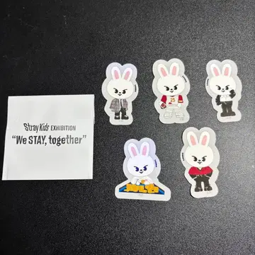 straykids 리노 전시회 랜덤 데코 스티커 5장 세트