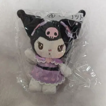 미개봉 쿠로미 제일복권 봉제 인형 스컬 헤어 액세서리 산리오