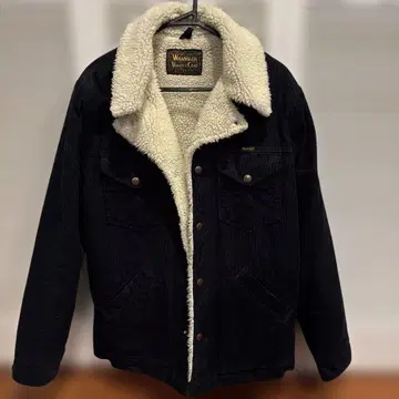 Wrangler Wrangle Coat 블랙 코듀로이 자켓