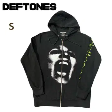 DEFTONES 집업 후드티 S 사이즈 밴딩