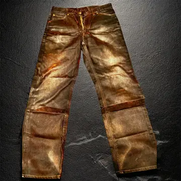 Lee 데님 팬츠 나일론 플로키 가공