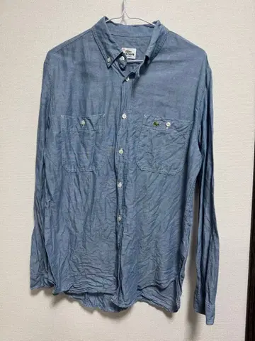 LACOSTE 긴팔 셔츠 사이즈 40 라이트 블루