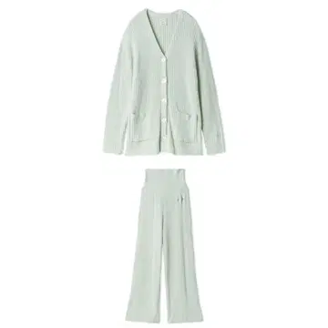 온도 조절 스무디 가디건 & 롱 팬츠