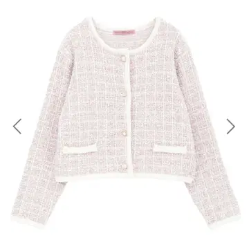 메종 드 플뢰르 새상품 트위드 니트 가디건