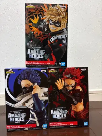 [ 새상품 ] 히로아카 THE AMAZING HEROES 피규어 3세트