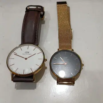 다니엘 웰링턴 시계 2세트 (배터리 없음)