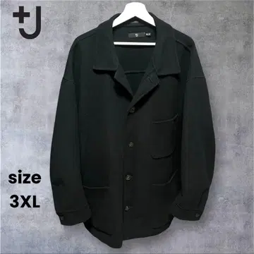 유니클로 UNIQLO +J 울 블렌드 오버사이즈 셔츠 자켓 3XL