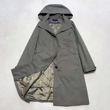 언타이틀 워셔블 발수 충전솜 라이너 포함 2way 후디드 코트 M