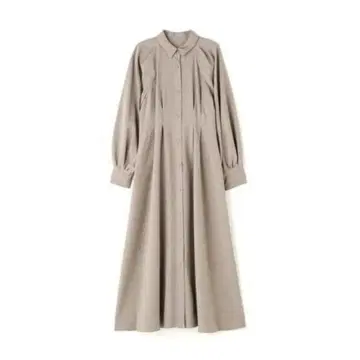 새상품급 내추럴 뷰티 베이직 플레어 셔츠 원피스