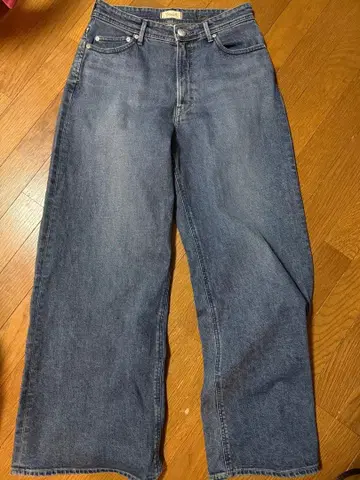 YANUK 케이트 데님 와이드 실루엣 사이즈 27