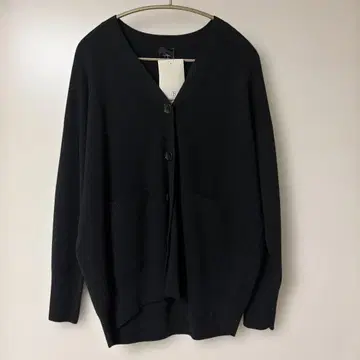 스픽앤스팬 더블 자카드 빅 가디건