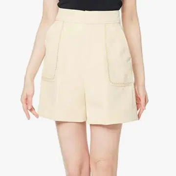 미사용 새상품 셀포드 W 크로스&데님 스티치 숏팬츠 38 사이즈