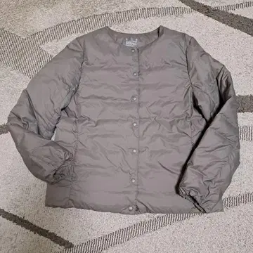 [ 무인양품 ] 노카라 다운 자켓