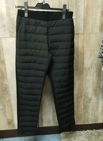 선착순! 새상품! 따뜻한! 다운 팬츠 블랙 LL
