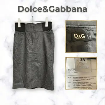 돌체앤가바나 스커트 울 타이트 스커트