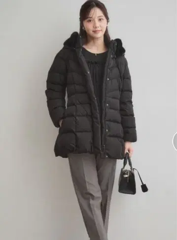 couture broach 다운 자켓 2WAY 벨트 포함