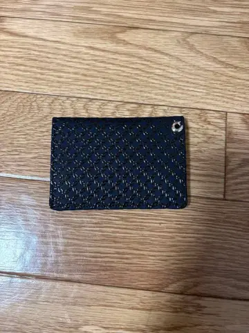 인덴야 블랙 가죽 패스 케이스